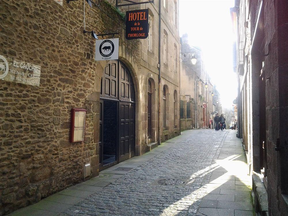 Hotel De La Tour De L'Horloge Dinan Dış mekan fotoğraf